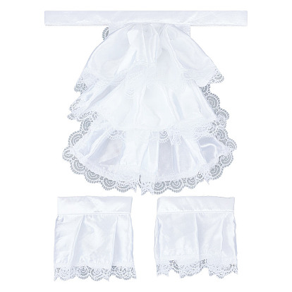 Нарукавники из кружевной ткани, ложные рукава-фонарики