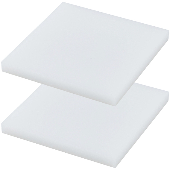 2шт. пластиковая подушка для отработки ударов по коже, квадратный