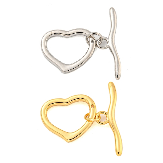 Латуни Переключить застежками, без кадмия, без никеля и без свинца, сердце