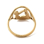 304 Stainless Steel Yoga Adjustable Ring for Women