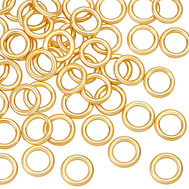 46шт 925 круглые кольца из стерлингового серебра, паяные кольца, Замкнутые кольца для прыжков