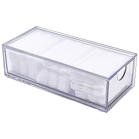 Staubdichte Schubladen-Aufbewahrungsbox aus Acryl, Rechteck