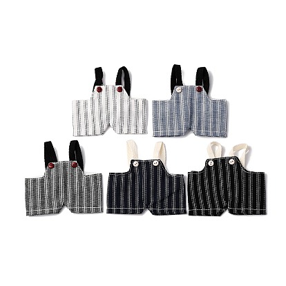 Брюки с подтяжками из ткани для изготовления кукол