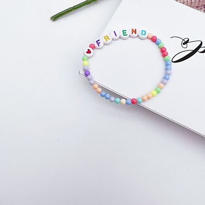 Colorful Beaded Bracelet for Kids - Devil's Eye Bohemian DIY Handmade Mi Band 4 Strap