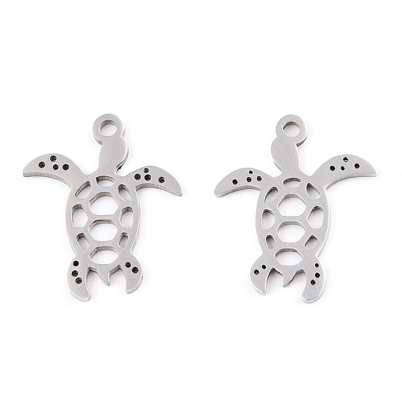 201 подвески из нержавеющей стали, очарование морской черепахи