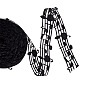 Полиэстер Grosgrain ленты, музыкальная нота
