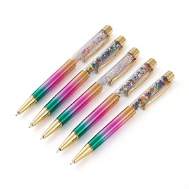 Ballpoint Pens, with Glass Seed Beads inside
