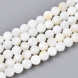 Естественных пресноводных оболочки бисер нитей, круглые, граненые