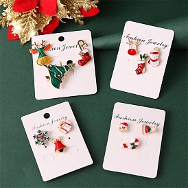 Christmas Pin Set - Santa Claus, Christmas Tree, Reindeer - Festive Accessories