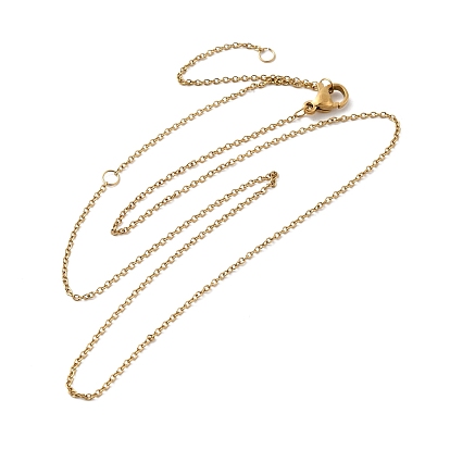 1.2мм 304 ожерелья из нержавеющей стали с цепочкой, ионное покрытие (ip)