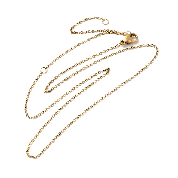 1.2мм 304 ожерелья из нержавеющей стали с цепочкой, ионное покрытие (ip)