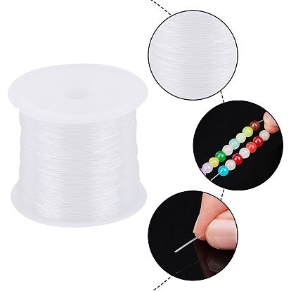 Nylon Wire, with Stainless Steel Collapsible Big Eye Beading Needles