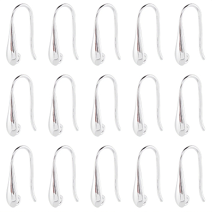 20 пары стоек с покрытием из латуни крючки для сережек, без кадмия и без свинца, долговечный