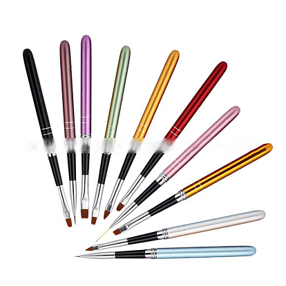 Professional Nail Art DBrush Pen Sets, Nail Art Point Drill Drawing Tools Set, for Acrylic UV Gel Drawing Painting