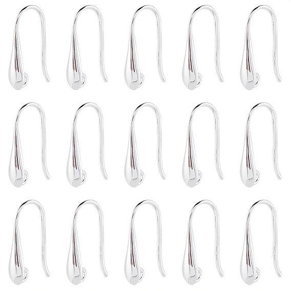 20 пары стоек с покрытием из латуни крючки для сережек, без кадмия и без свинца, долговечный