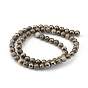 Natural Marcasite Beads Strands, Round