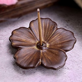 Flower Ceramic Incense Burners Holder, Aromatherapy Furnace Home Decor