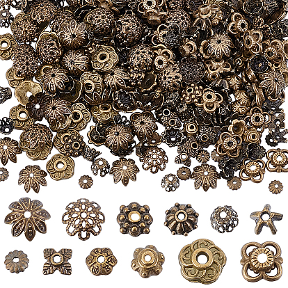 360 шт. 12 наборы колпачков из сплава и железа, цветок