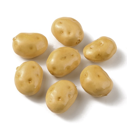 Mini Foam Imitation Potatoes, Artificial Vegetable, for Dollhouse Accessories Pretending Prop Decorations