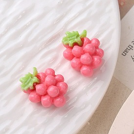 Opaque Resin Cabochons, Grape