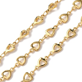 Латунные сердечные цепи, без свинца и без кадмия, стойки покрытие, долговечный, с катушкой, пайки
