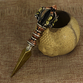 Brass Vajra Pestle Figurines for Home Feng Shui Decoration, for Collection