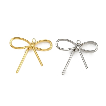 304 подвески из нержавеющей стали, очарование бантом