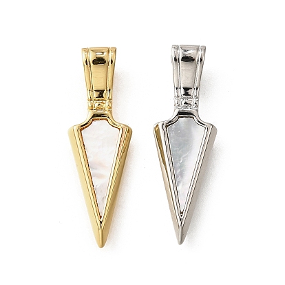 Подвески латунный корпус, без кадмия и без свинца, треугольные