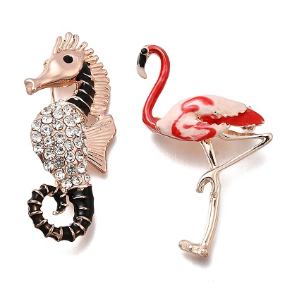 Эмалевые булавки, броши из сплава со стразами для рюкзака