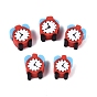 Handmade Polymer Clay Beads, Clock