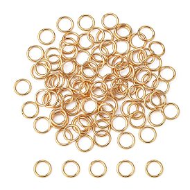 304 Stainless Steel Jump Rings, Close but Unsoldered, Round Ring, Metal Connectors for DIY Jewelry Crafting and Keychain Accessories
