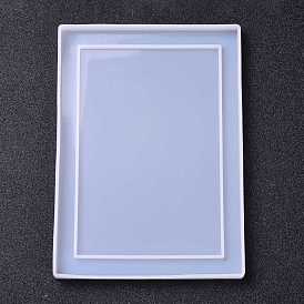 DIY Photo Frame Silicone Molds, Resin Casting Molds, For UV Resin, Epoxy Resin Jewelry Making, Rectangle