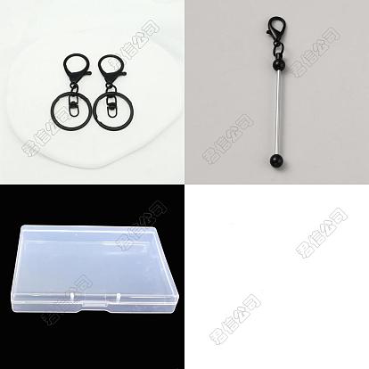 Kit de fabrication de porte-clés à perles en alliage