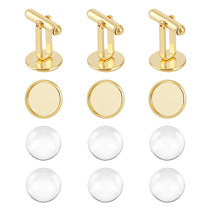 Заготовка купола своими руками 304 набор для изготовления запонок из нержавеющей стали