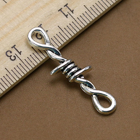 Creative Small Thorn Connector Pendant Versatile Necklace Clavicle Chain Accessories DIY Alloy Jewelry Accessories