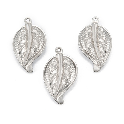 316 pendentifs chirurgicaux en acier inoxydable, feuille