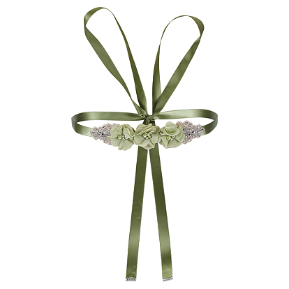 Пояс для свадебного платья из полиэстера с кристаллами и стразами, изысканный пояс для свадебного пояса