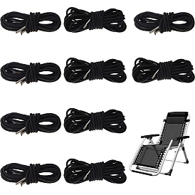 4 шт. 2 размеры полиэстеровые эластичные шнуры с металлическим наконечником, круглые