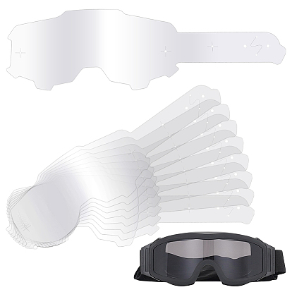 60 шт. прозрачные защитные пленки для линз очков