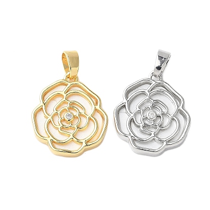 Латунные подвески из акрила, 