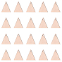 Brass Pendants, Stamping Blank Tag, Triangle