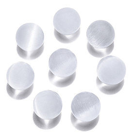 Cat Eye Beads, No Hole, Round