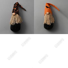 2piezas 2colores decoraciones para fiestas temáticas de Halloween, gnomo