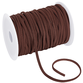 50m cordon élastique plat, avec bobine en plastique