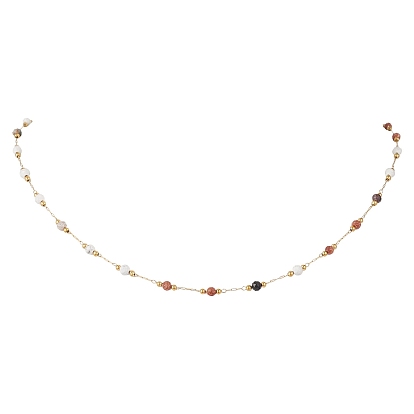 304 подвесные из нержавеющей стали ожерелья, С камнями