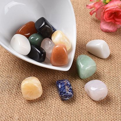 7 Colors Chakra Kits, Healing Crystals, Natural Mixed Gemstone Beads, Healing Stones, for 7 Chakras Balancing, Crystal Therapy, Meditation, Reiki, Tumbled Stone, Vase Filler Gems, No Hole/Undrilled, Nuggets