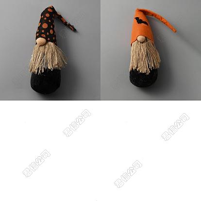 2piezas 2colores decoraciones para fiestas temáticas de Halloween, gnomo