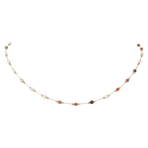 304 подвесные из нержавеющей стали ожерелья, С камнями