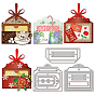 Подарочный карманный ярлык трафареты для резки углеродистой стали, для diy scrapbooking, Фотоальбом, декоративная бумага для тиснения, форма для поздравительных открыток