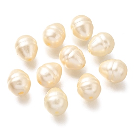 ABS Plastic Imitation Pearl Beads, Teardrop